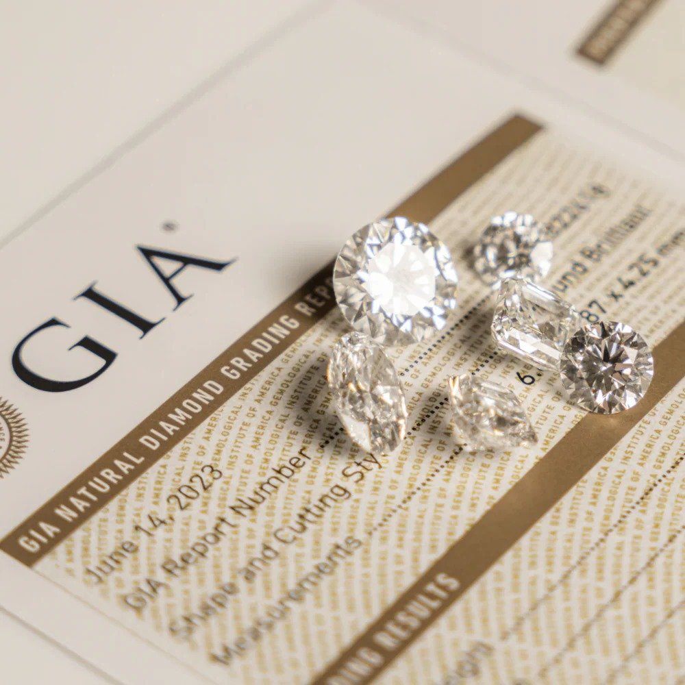 GIA certified natural diamonds